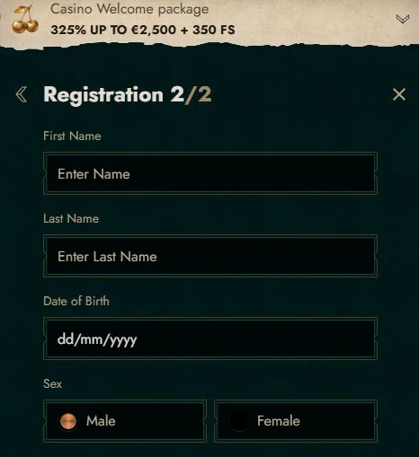 register step 2 dolly casino